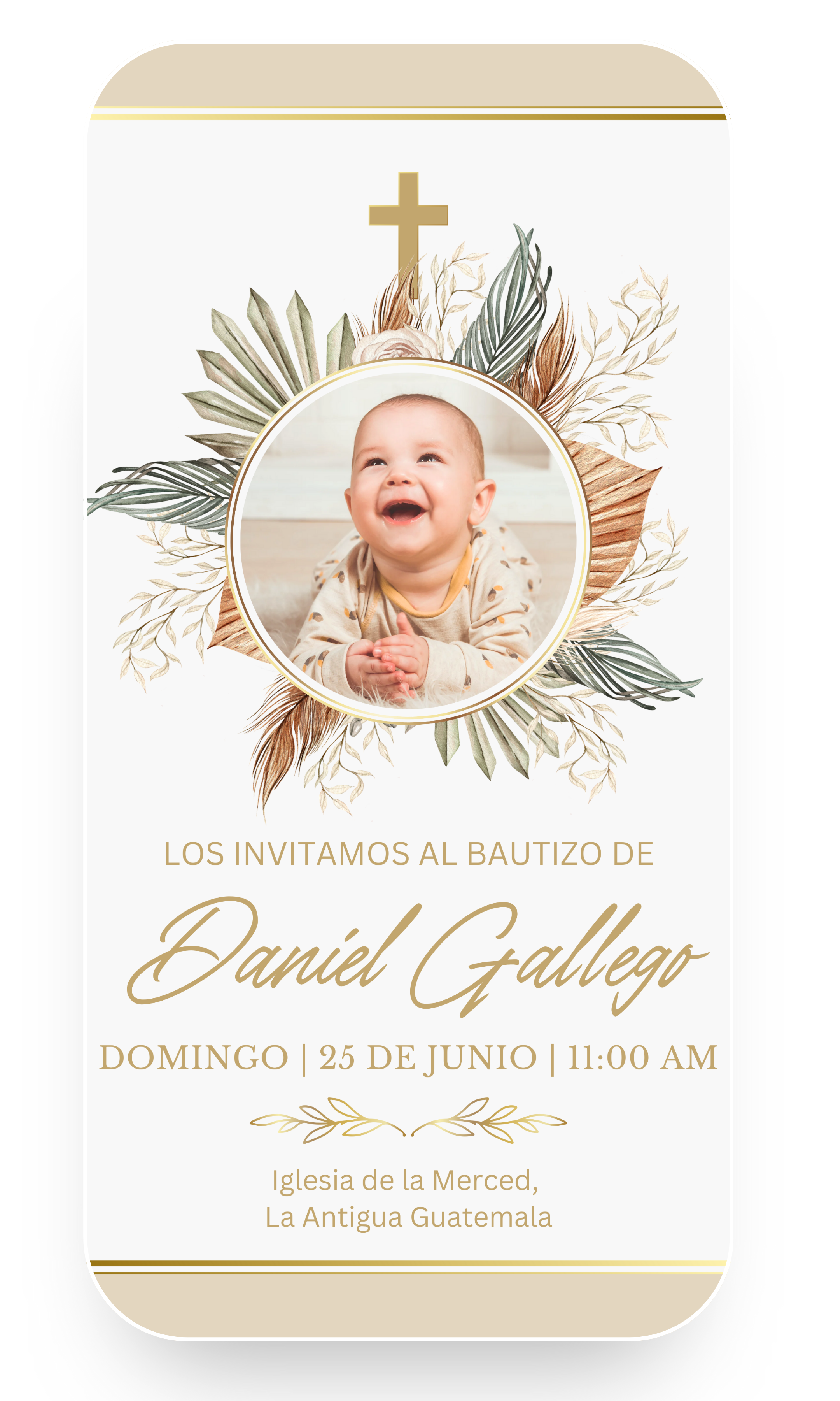 Modelo Bautizo Mocha
